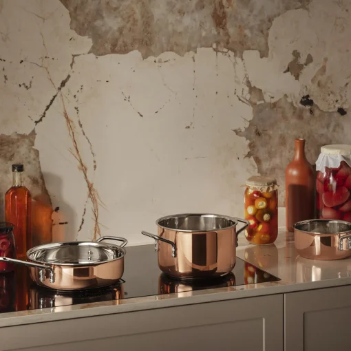 Eva Trio Kasserolle 1 L, copper