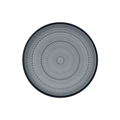 Iittala Kastehelmi Plate Ø 24,8 cm, dark grey