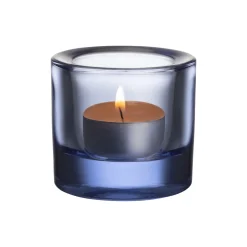 Iittala Kivi fyrfadslysestage, aqua