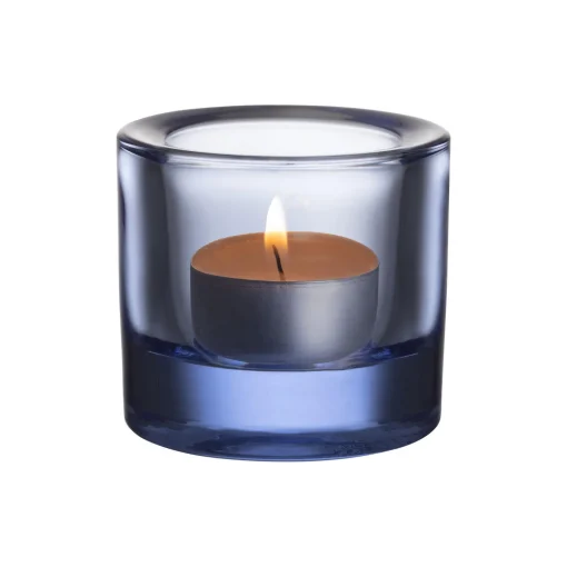 Iittala Kivi fyrfadslysestage, aqua