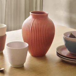 Knabstrup Keramik Knabstrup vase ripple,