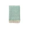 Klippan Yllefabrik Knut Uld plaid, jade