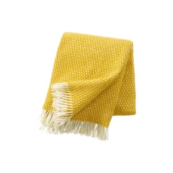 Klippan Yllefabrik Knut Uld plaid, saffron