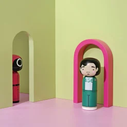 Lucie Kaas Kokeshi Maskeret arbejder