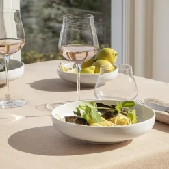 Georg Jensen KOPPEL dyb tallerken 21 cm, hvid