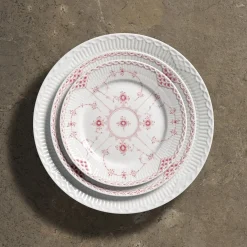 Royal Copenhagen Koral Musselmalet Halvblonde tallerken Ø 19 cm