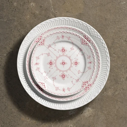 Royal Copenhagen Koral Musselmalet Halvblonde tallerken Ø 19 cm
