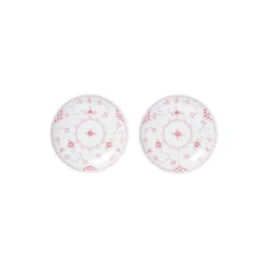 Royal Copenhagen Koral Musselmalet Halvblonde lav skål 15 cm, 2 stk.