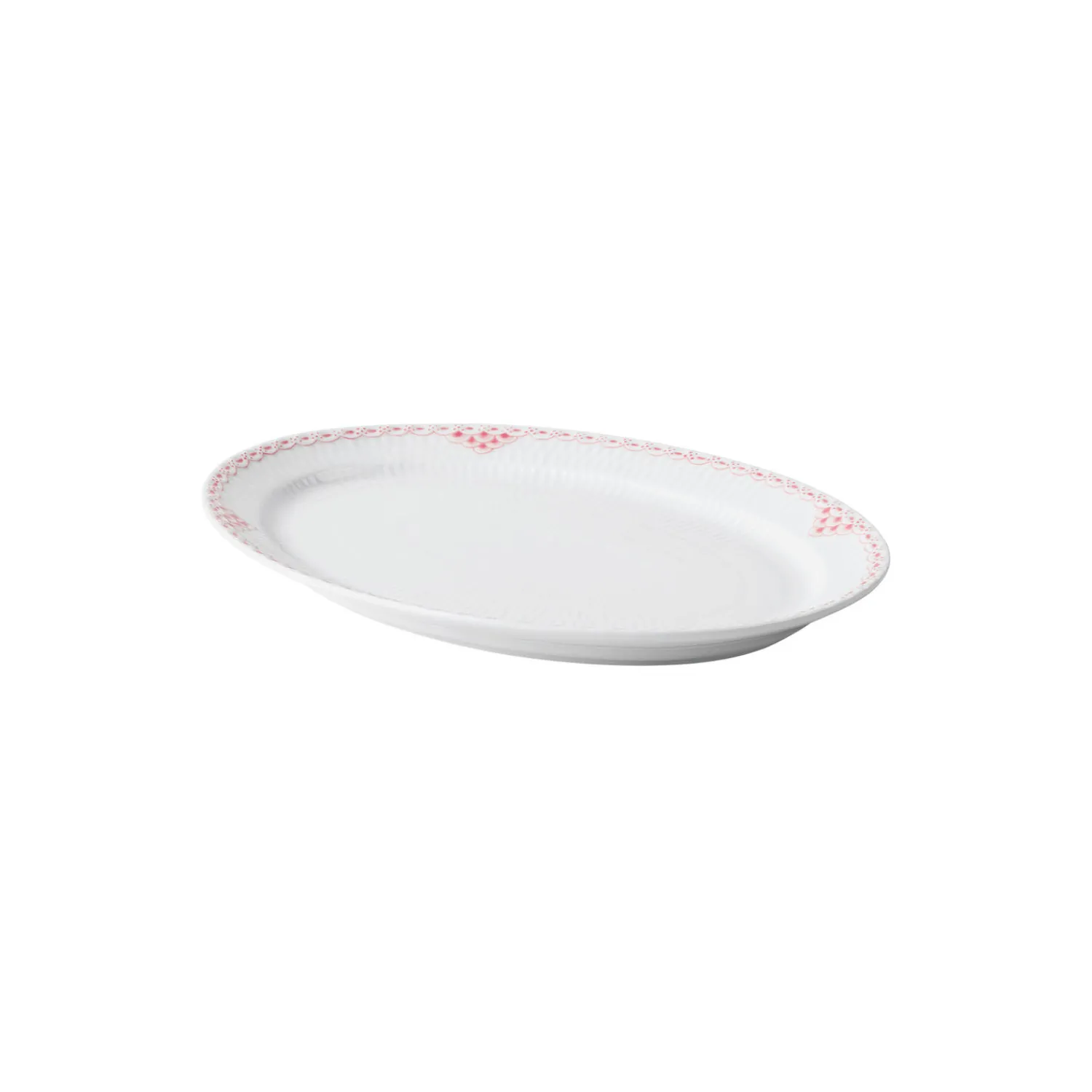 Royal Copenhagen Koral Riflet Blonde fad ovalt 28 cm