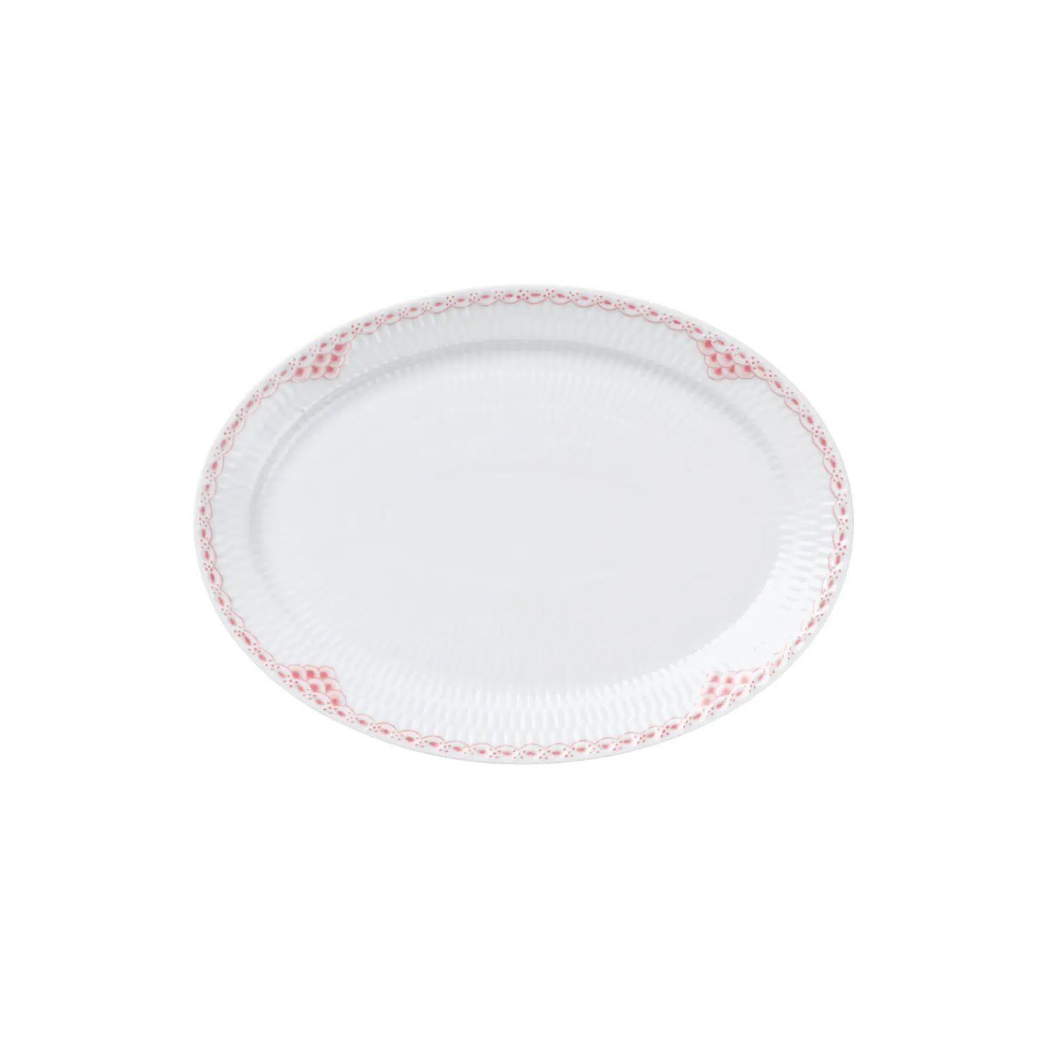 Royal Copenhagen Koral Riflet Blonde fad ovalt 28 cm