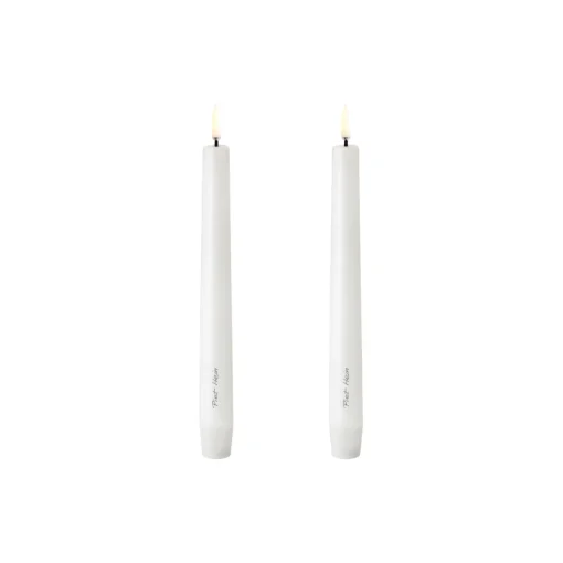 Piet Hein LED Kronelys 2-pak, hvid