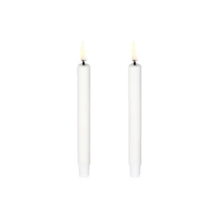 Uyuni Lighting LED Mini Taper Candle 14 cm 2 pcs, nordic white