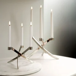 Uyuni Lighting LED Mini Taper Candle 14 cm 2 pcs, nordic white