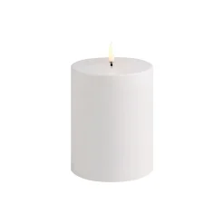 Uyuni Lighting LED Outdoor Pillar Candle 13 cm, white