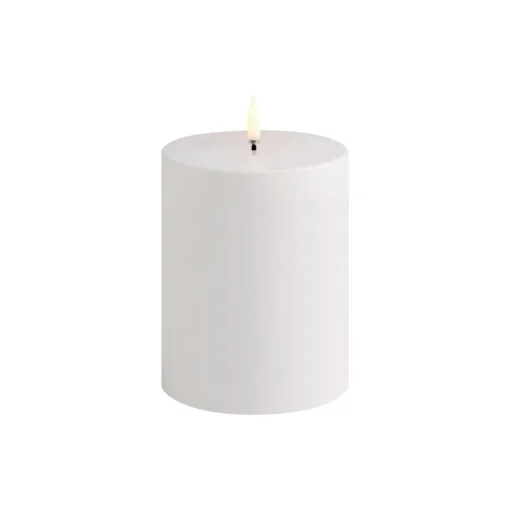 Uyuni Lighting LED Outdoor Pillar Candle 13 cm, white