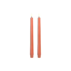 Uyuni Lighting LED Slim taper candle 2-pack, apricot