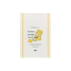 Lexington Lemon Poppy Organic Cotton Kitchen Towel, white/yellow