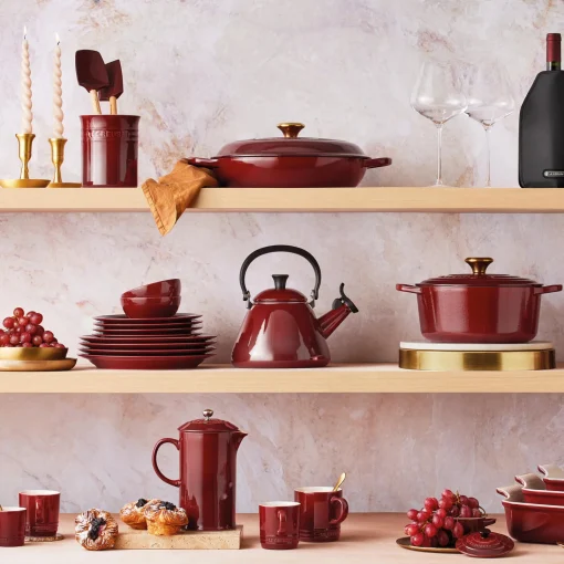 Le Creuset Lille bestik- og redskabskrukke, garnet