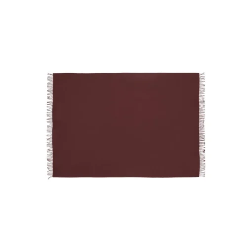 Silkeborg Uldspinderi Lima plaid, 03524 beetroot