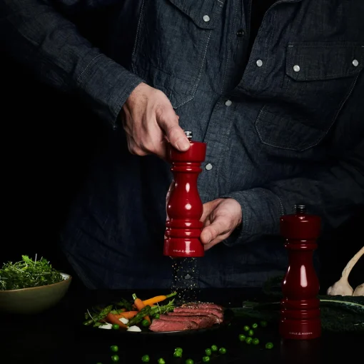 Cole & Mason London Salt and pepper set, rød