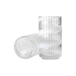 Lyngby Porcelæn Lyngby Vase, swirl hvid