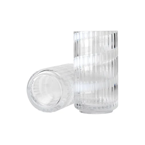 Lyngby Porcelæn Lyngby Vase, swirl hvid