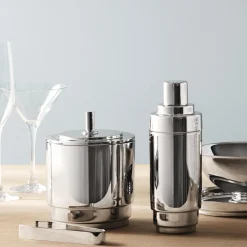 Georg Jensen Manhattan isspand med tang
