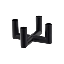 Uyuni Lighting Matrix Mini Taper Candleholder 4 Arm, matte black
