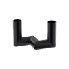 Uyuni Lighting Matrix Mini Taper Candleholder 2 Arm, matte black