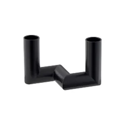 Uyuni Lighting Matrix Mini Taper Candleholder 2 Arm, matte black