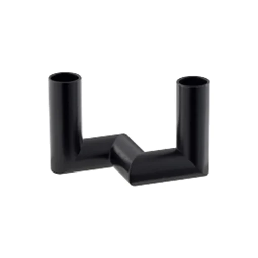 Uyuni Lighting Matrix Mini Taper Candleholder 2 Arm, matte black