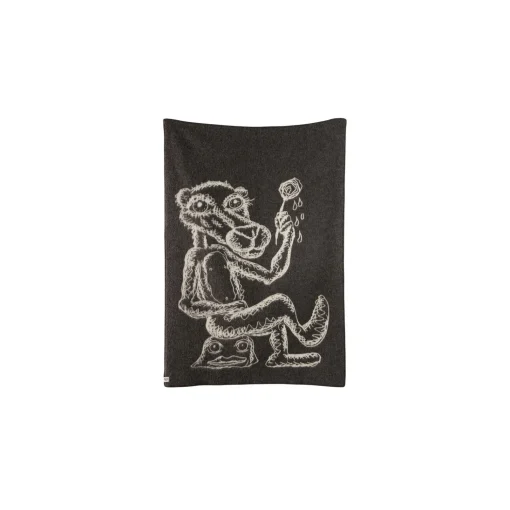 Røros Tweed MELGAARD Throw, grey/natural