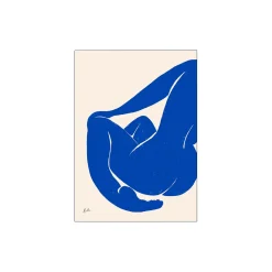 Poster & Frame Michelle - Nu blue