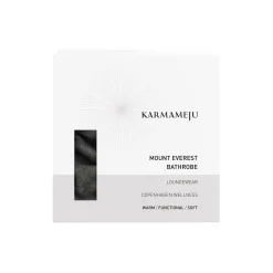 Dame Karmameju MOUNT EVEREST fleece bathrobe, dark grey