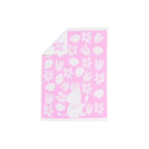 Moomin Arabia Mumi badehåndklæde seashells pink
