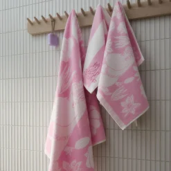 Moomin Arabia Mumi badehåndklæde seashells pink
