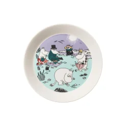 Moomin Arabia Mumi Stranddag tallerken Ø 19 cm