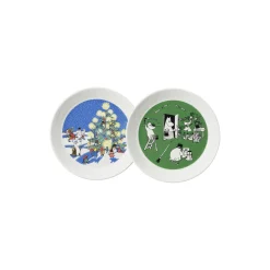 Moomin Arabia Mumi tallerken 2021: Jul & Tegning 2 pcs