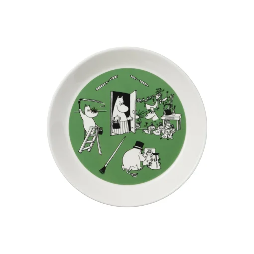 Moomin Arabia Mumi tallerken 2021: Jul & Tegning 2 pcs