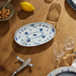 Royal Copenhagen Musselmalet Halvblonde asiet 23,5 cm