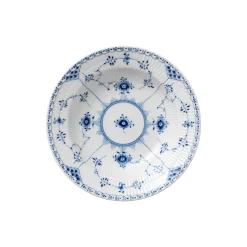 Royal Copenhagen Musselmalet Halvblonde dyb tallerken Ø 21 cm