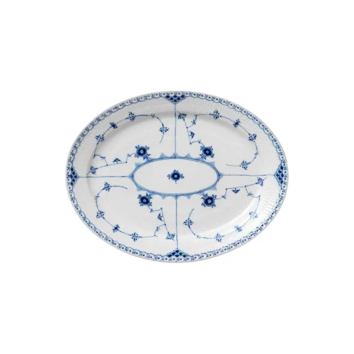 Royal Copenhagen Musselmalet Halvblonde fad 36,5 cm