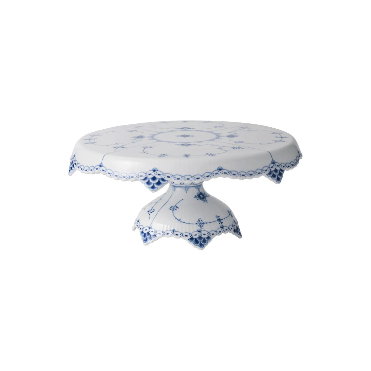Royal Copenhagen Musselmalet Halvblonde kageopsats