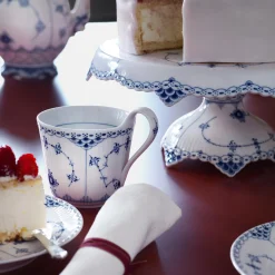 Royal Copenhagen Musselmalet Halvblonde kageopsats