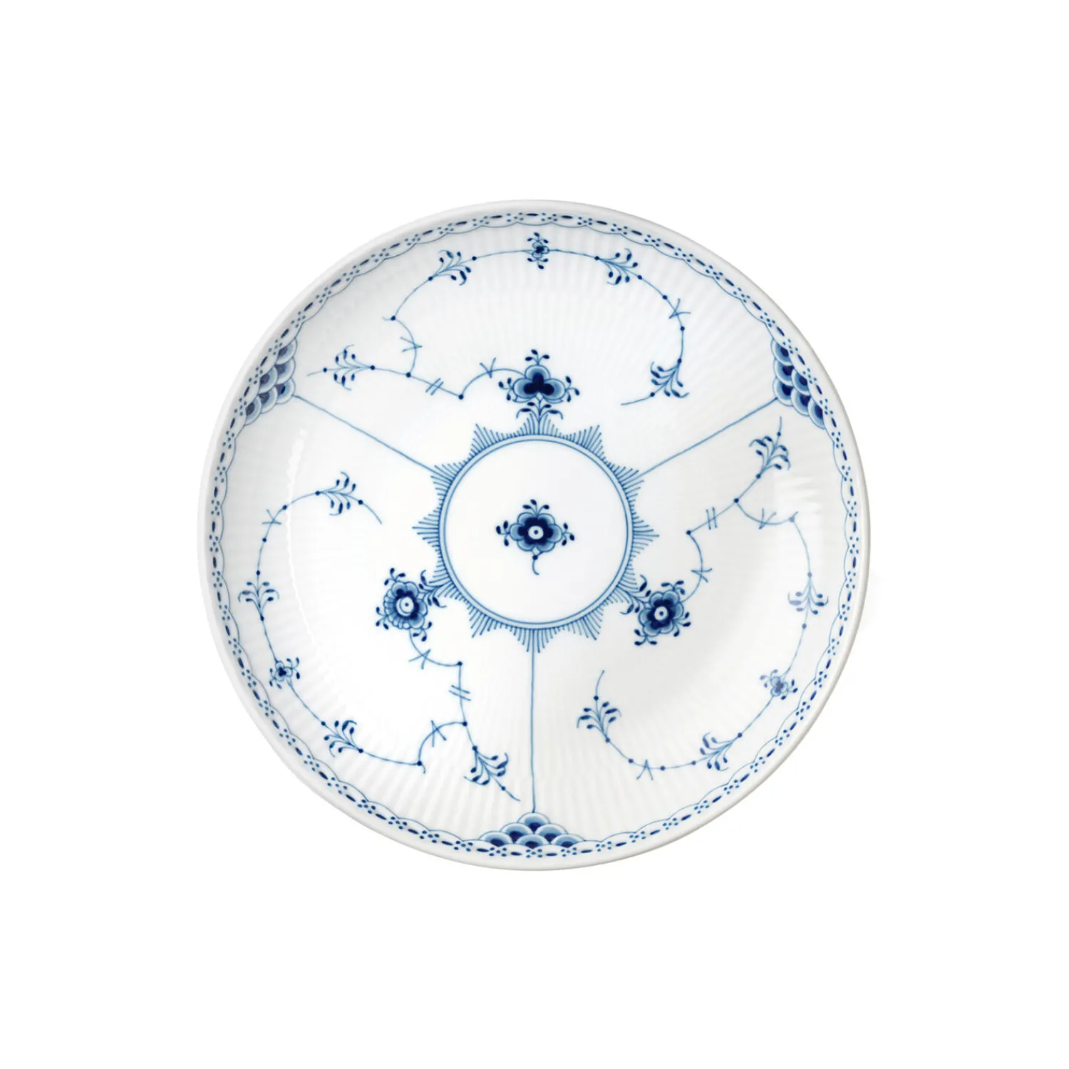 Royal Copenhagen Musselmalet Halvblonde serveringsskål 20 cm