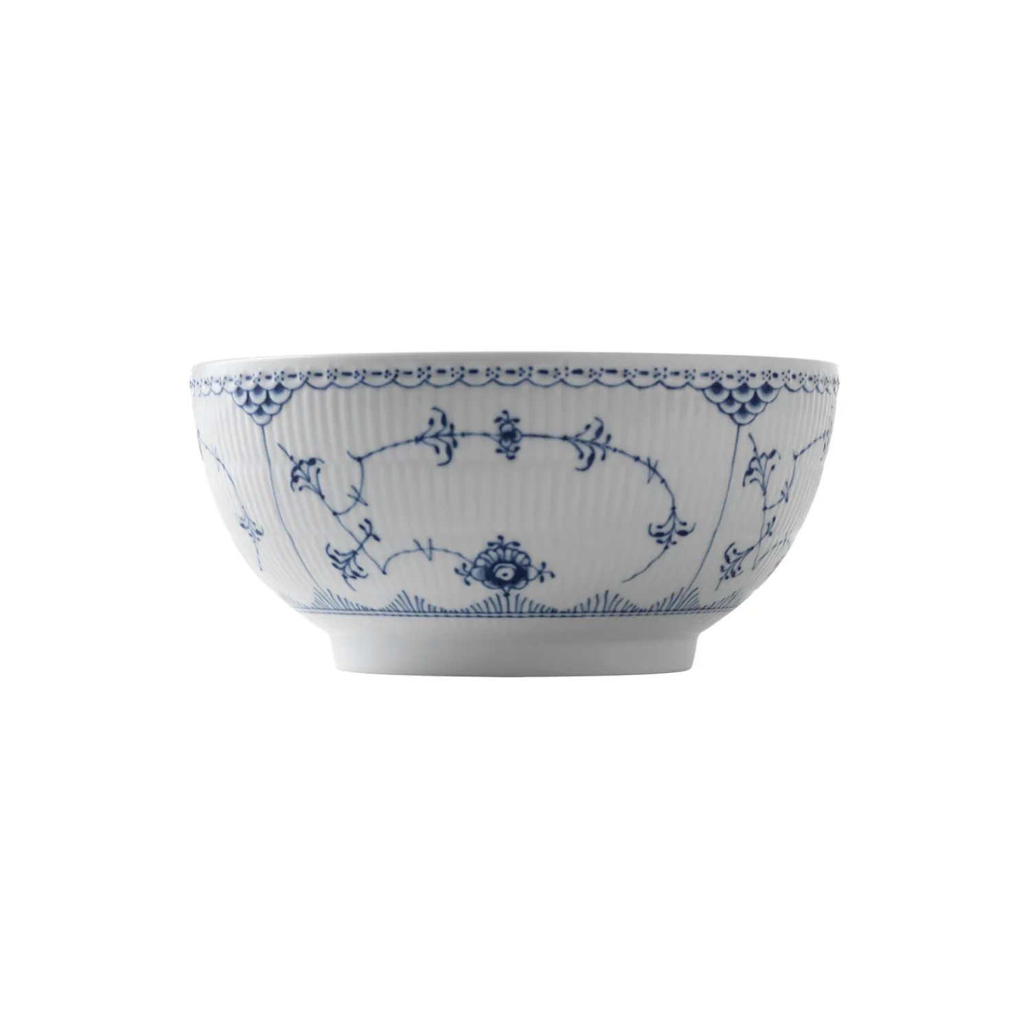 Royal Copenhagen Musselmalet Halvblonde skål 310 cl