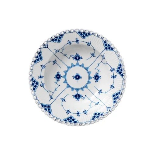 Royal Copenhagen Musselmalet Helblonde dyb tallerken Ø 23 cm
