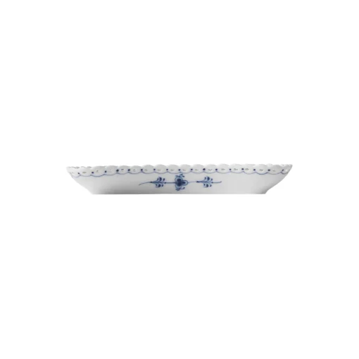 Royal Copenhagen Musselmalet Helblonde halvmåneformet asiet 22 cm