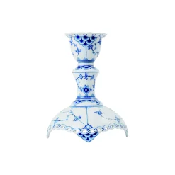 Royal Copenhagen Musselmalet Helblonde lysestage 13,5 cm