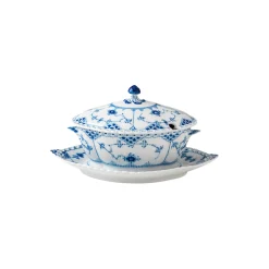 Royal Copenhagen Musselmalet Helblonde sauceskål på fod